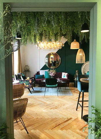 Plantas colgantes para interiores - Hall Casadecor 2019 - Alto Nivel Reforma